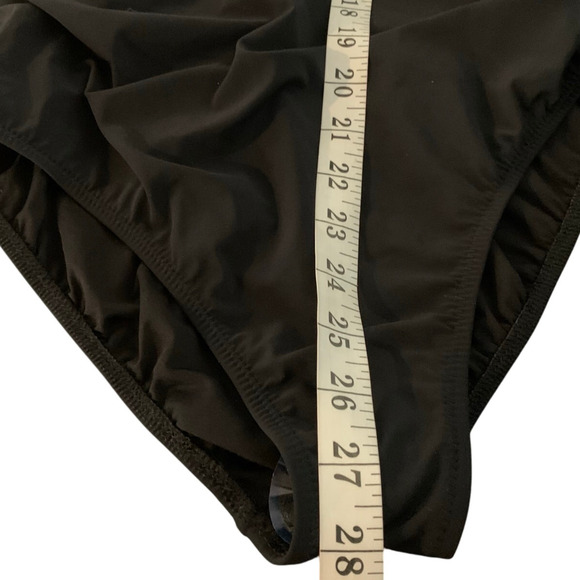 Profile by Gottex One Piece Size 10 Ruffle Square Neck Romantic Embroidery NWT - Picture 7 of 8